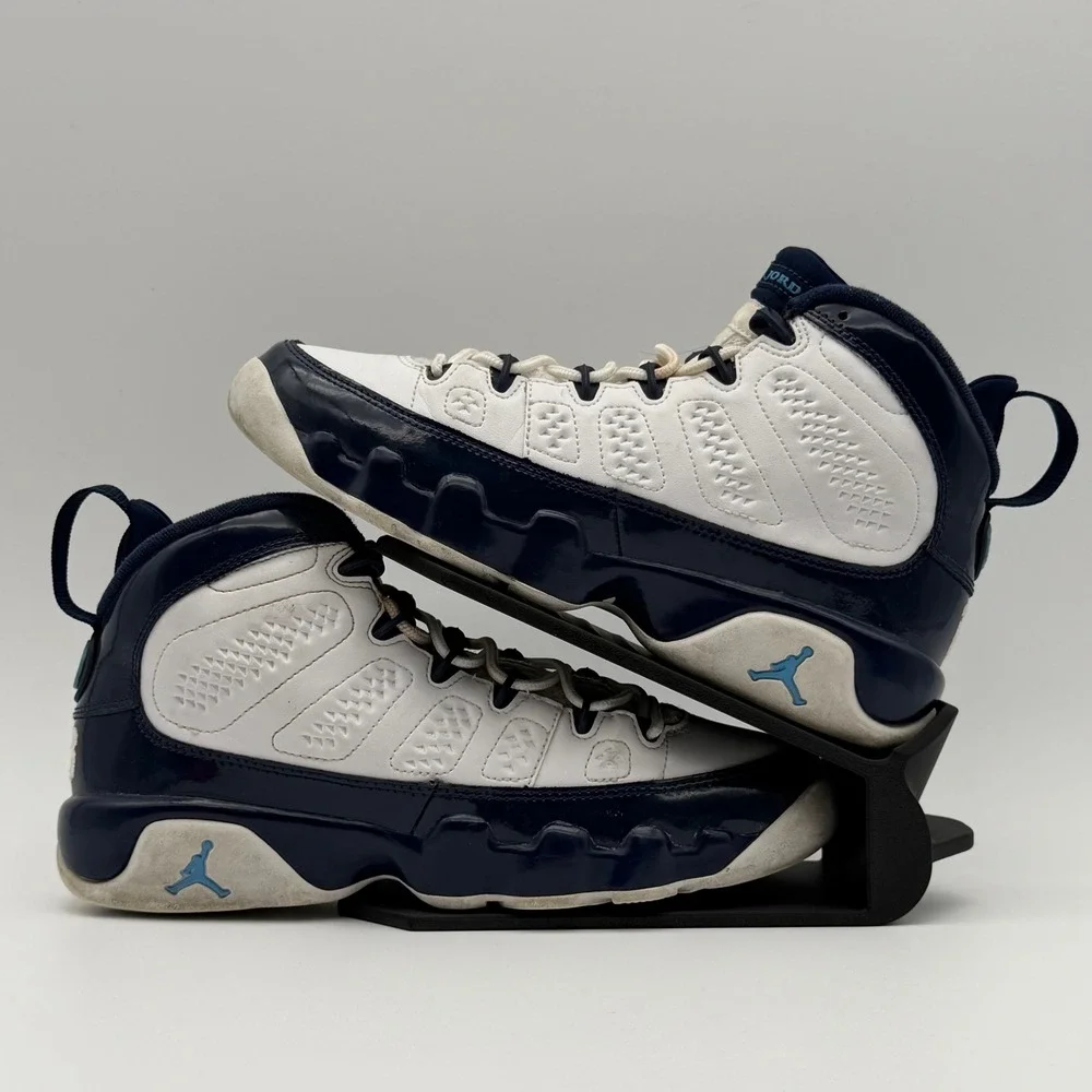 Jordan Air Jordan 9 Retro Pearl Blue 302359-145 Size 6Y‎ Women 7.5 - Picture 2 of 13